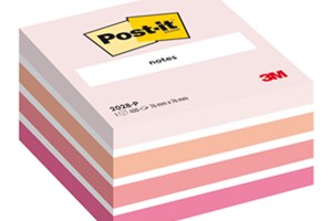 3M Post-it&#174; pastel pink kocka