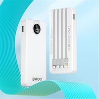 BWOO Power Bank 10,000 mAh s 4 ugrađena kabela