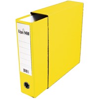 Registrator s kutijom A4 široki, žuti (11#)