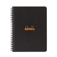 RHODIA A5 kolegij blok A5 karo, crni