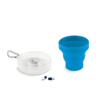 Sklopiva čaša Cup pill plava,1.5dcl