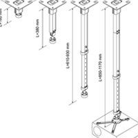 Stropni nosač projektora CM 25 