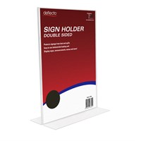 DEFLECTO T stalak za prospekt A4: 211x298x90 mm, prozirni
