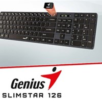 GENIUS Tipkovnica SlimStar 126 