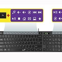 GENIUS Tipkovnica SlimStar 126 
