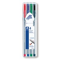 TRIPLUS Fineliner flomasteri komplet 4 boje