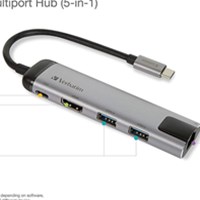 VERBATIM USB 3.0 HUB Type-C Multport