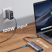 Ugreen USB-C na 2 x USB 3.0 Multport, 10 u 1