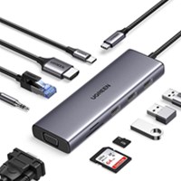 Ugreen USB-C na 2 x USB 3.0 Multport, 10 u 1