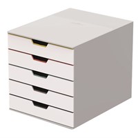 DURABLE VARICOLOR&#174; WHITE kutija s 5 ladica