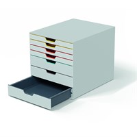 DURABLE VARICOLOR&#174; WHITE kutija sa 7 ladica