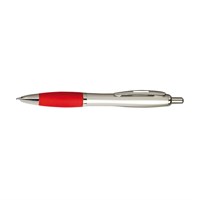 ZANZIBAR kemijska olovka silver/crvena (*min 50 kom)