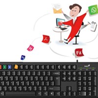 GENIUS Žičana Smart tipkovnica KB-100