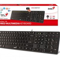 GENIUS Žičana tipkovnica s mišem C126