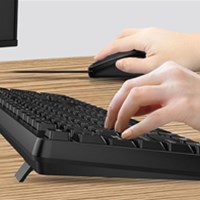 GENIUS Žičana tipkovnica s mišem KM-170