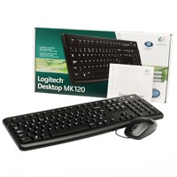 LOGITECH Žičana tipkovnica s mišem MK120