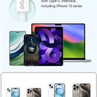 BWOO Žičane ušne USB-C slušalice za iPhone 15