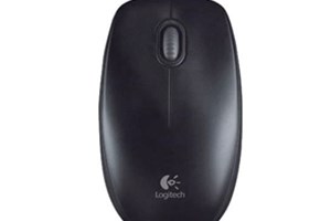 LOGITECH Žičani optički miš B100