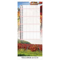 Zidni dugi obiteljski kalendar