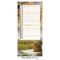 Zidni dugi obiteljski kalendar
