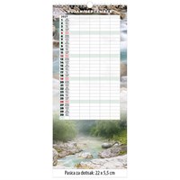 Zidni dugi obiteljski kalendar