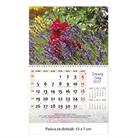 Zidni kalendar CVIJEĆE