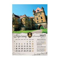 Zidni kalendar DVORCI I UTVRDE