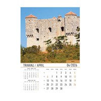 Zidni kalendar DVORCI I UTVRDE