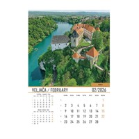 Zidni kalendar DVORCI I UTVRDE