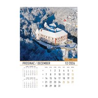 Zidni kalendar DVORCI I UTVRDE