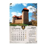 Zidni kalendar DVORCI I UTVRDE