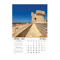 Zidni kalendar DVORCI I UTVRDE