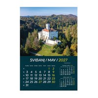 Zidni kalendar HRVATSKI PEJSAŽI