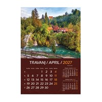 Zidni kalendar HRVATSKI PEJSAŽI