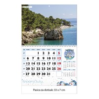 Zidni kalendar JADRAN