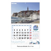 Zidni kalendar JADRAN