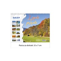 Zidni kalendar LJEPOTE PRIRODE
