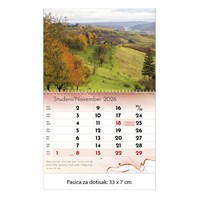 Zidni kalendar LJEPOTE PRIRODE
