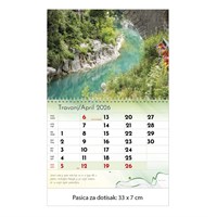Zidni kalendar LJEPOTE PRIRODE