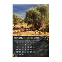 Zidni kalendar MASLINE