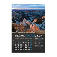 Zidni kalendar NACIONALNI PARKOVI