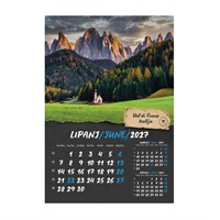 Zidni kalendar PUTUJEM EUROPOM