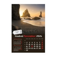 Zidni kalendar PUTUJEM EUROPOM