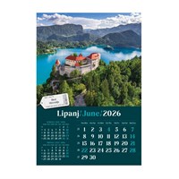 Zidni kalendar PUTUJEM EUROPOM