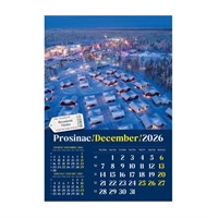 Zidni kalendar PUTUJEM EUROPOM