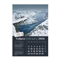 Zidni kalendar PUTUJEM EUROPOM