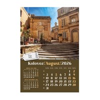 Zidni kalendar PUTUJEM EUROPOM