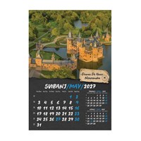 Zidni kalendar PUTUJEM EUROPOM