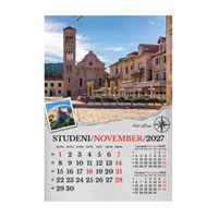 Zidni kalendar PUTUJEM HRVATSKOM