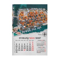 Zidni kalendar PUTUJEM HRVATSKOM